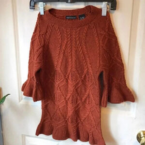 Moda international Wool blend knit Girl Sweater Size XS